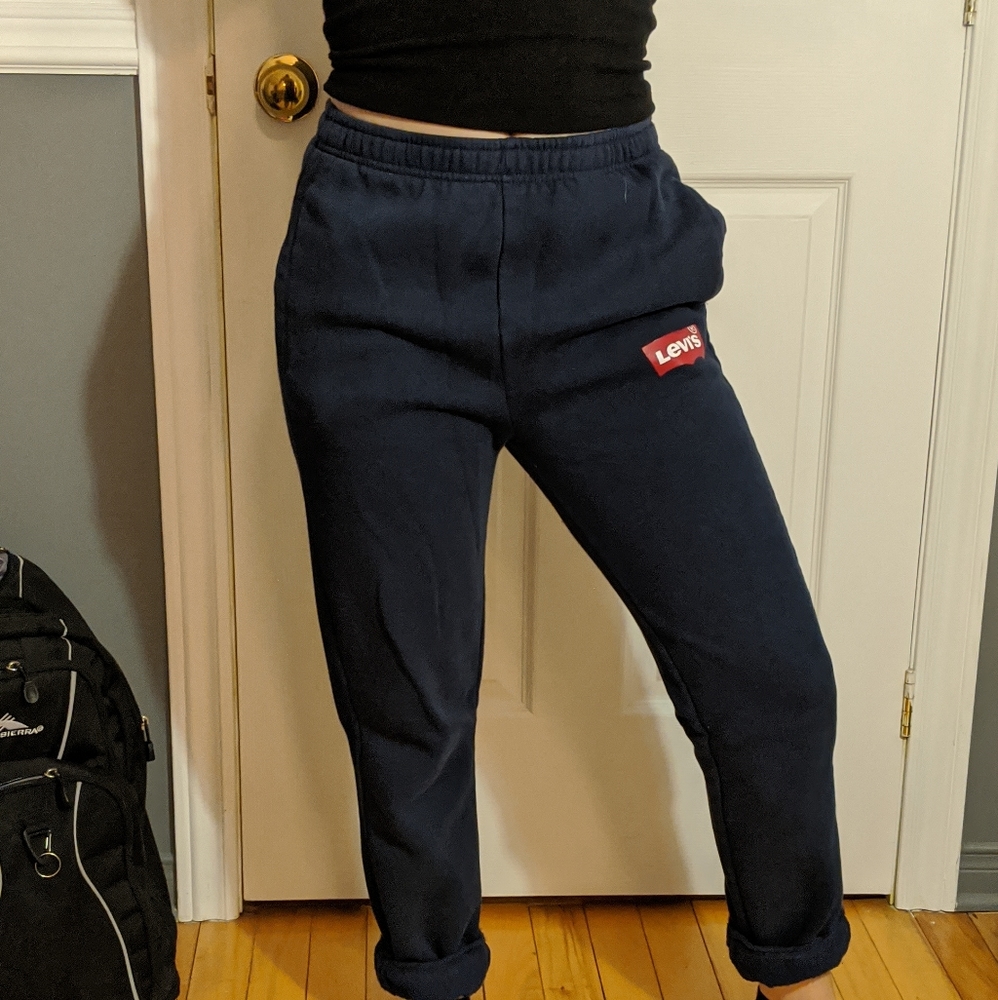 Levi's dark blue joggers